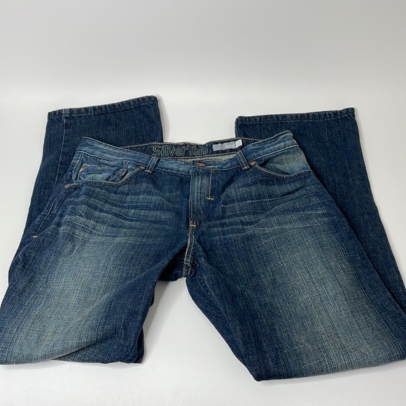 Levi's Other - Levis SilverTab Boot Cut Metal Label Jeans 33x30